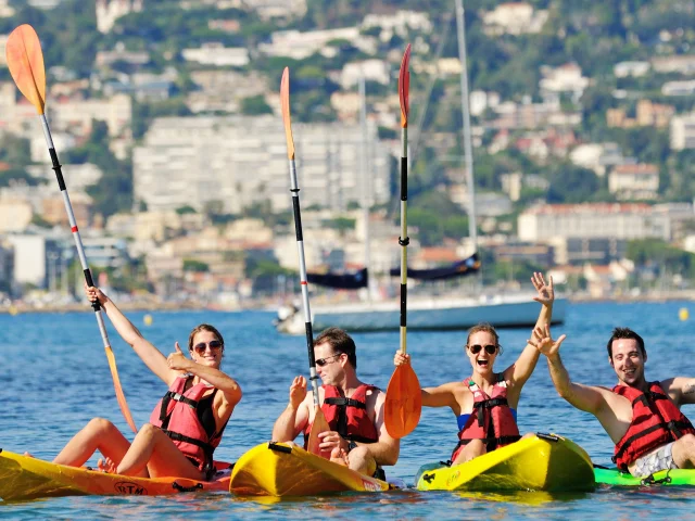 Activité kayak à Cannes